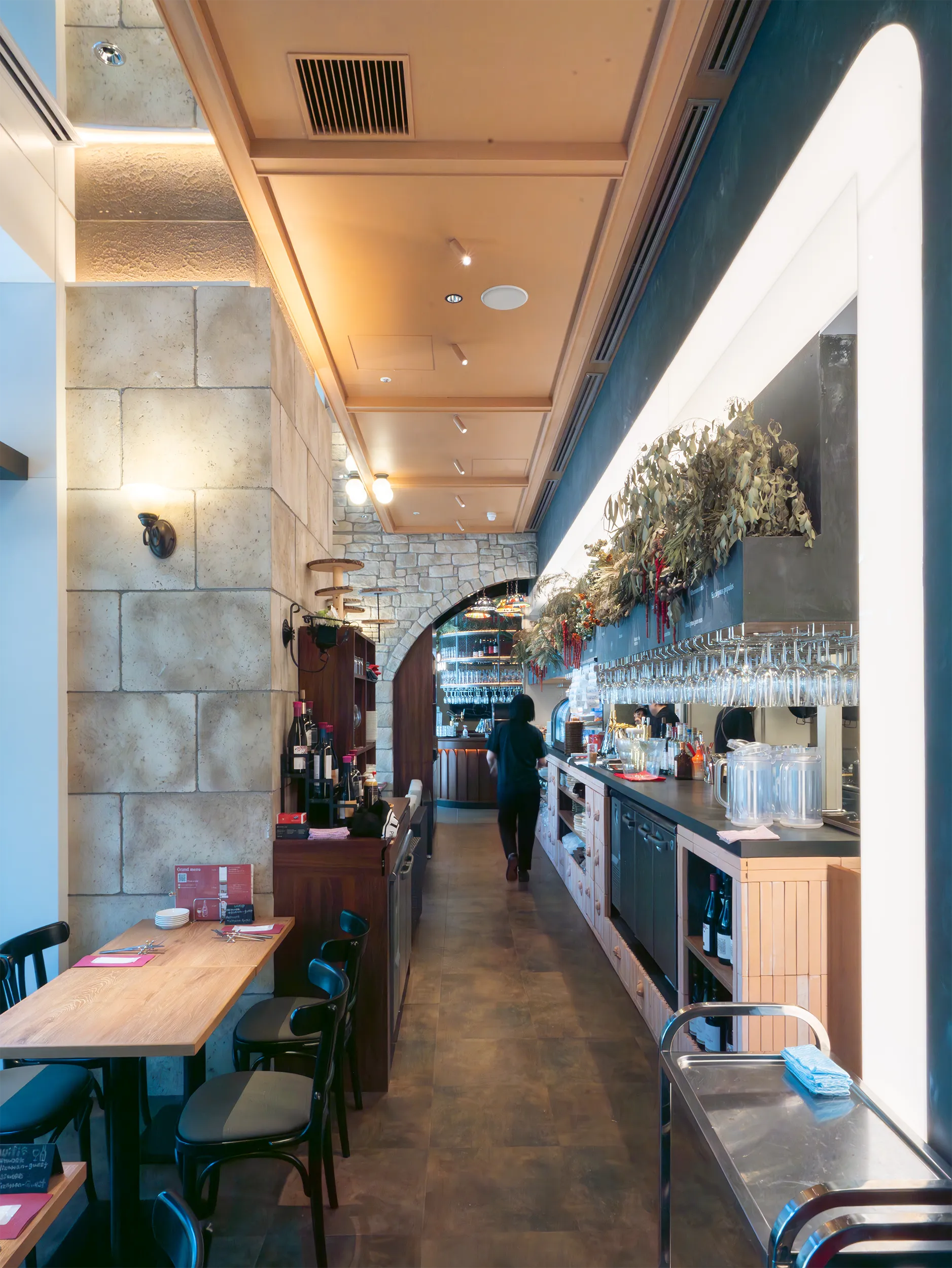 餐厅室内设计 仿石仿石/墙面材料 地砖