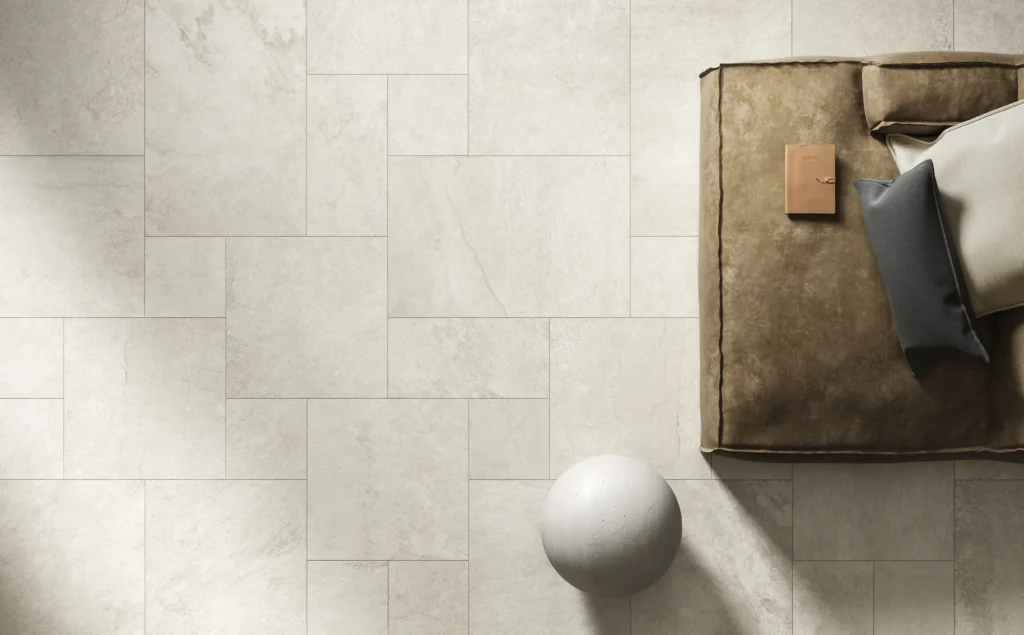 Tiles 床タイル「LAVALERO– ラバレド」 床施工事例イメージ　輸入床タイル