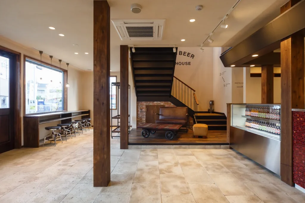 Tiles 床タイル「Travis– トラビス」 施工事例　セメント二次製品　TRV-2　国産