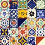 110角　柄　MEXICAN TILE(メキシカンタイル)
