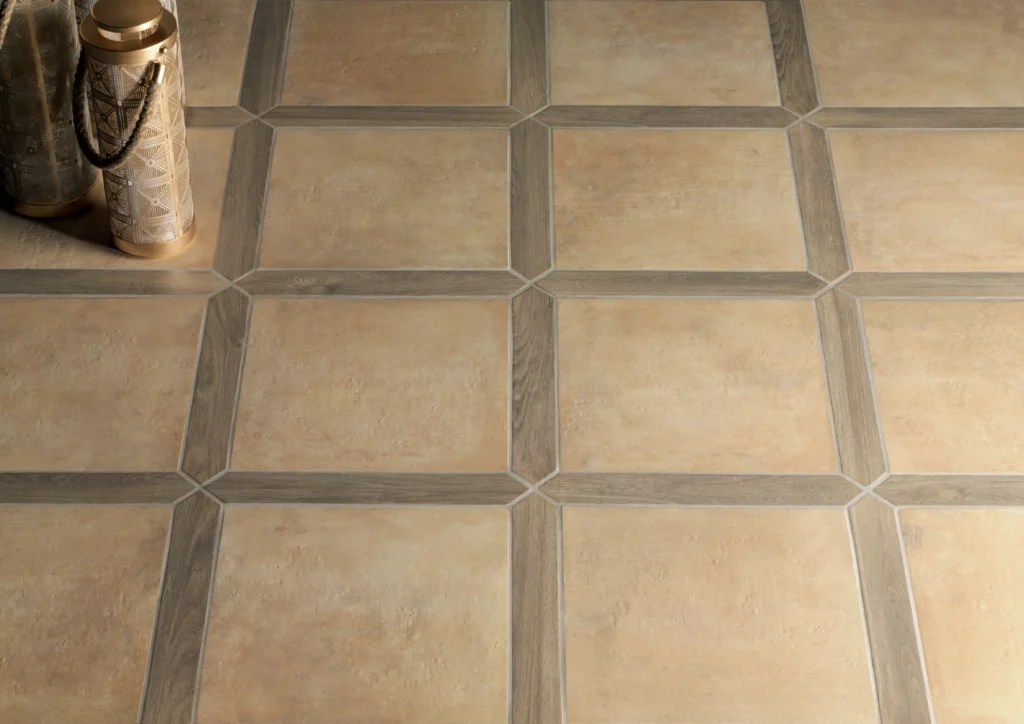 Tiles 床タイル「ARGILE– アーガイル」 施工事例イメージ　輸入タイル