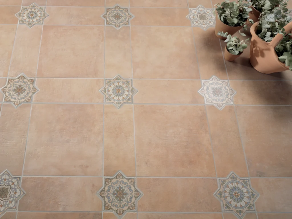 Tiles 床タイル「ARGILE– アーガイル」 施工事例イメージ　輸入タイル